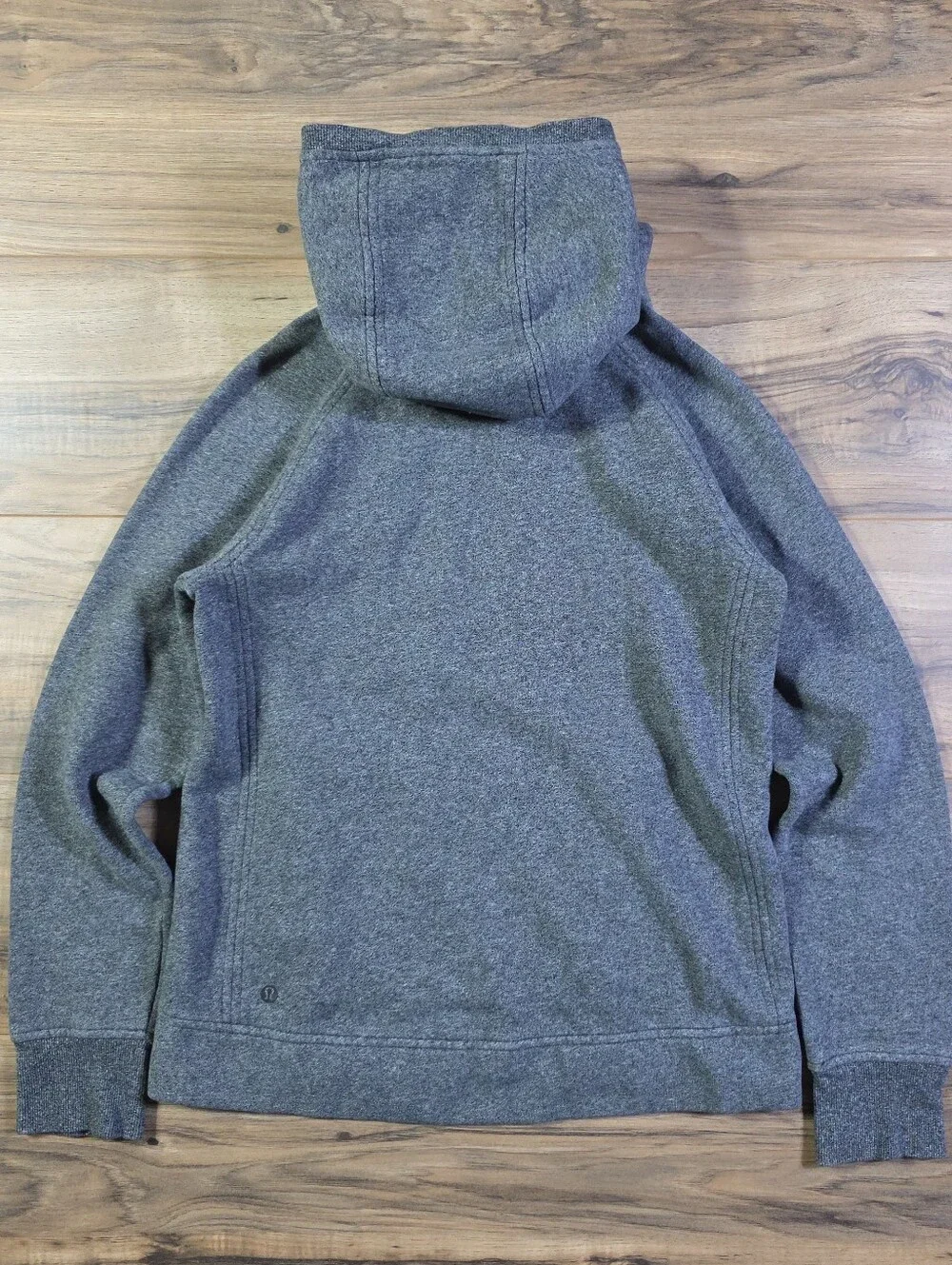 Lululemon Technical Pullover Hoodie Crossover Hood Gray Size 4 Athleisure